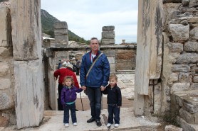 In the middle of Ancient Ephesus