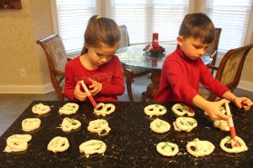 Finishing up with some red strips from Wilton's Candy Melts