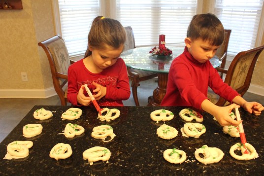 Finishing up with some red strips from Wilton's Candy Melts
