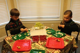 Carter and Ammon were literally "transfixed" to their task. They loved it! 