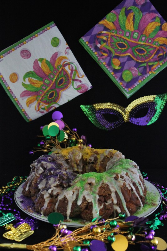 Mardi Gras Cake