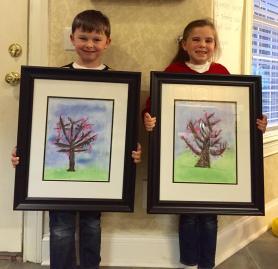 Carter & Ammon's Spring Pastel Painting 