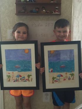 Ammon & Carter share another Mixed-Media Masterpiece July 20, 2015